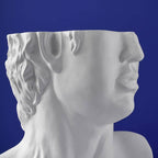 Table d'appoint David, Blanc Magnésie, 53 x 46 x 53 cm