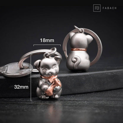 Porte-clés « Puppy » pour chien, joli pendentif en forme de chiot, porte-bonheur et cadeau pour les amoureux des chiens