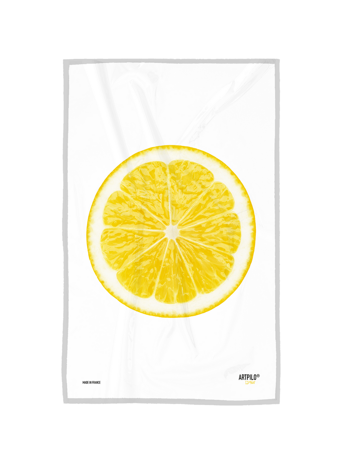Torchon de cuisine Artpilo, modèle Citron