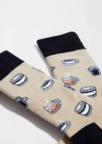 Chaussettes BeCoffee Beige
