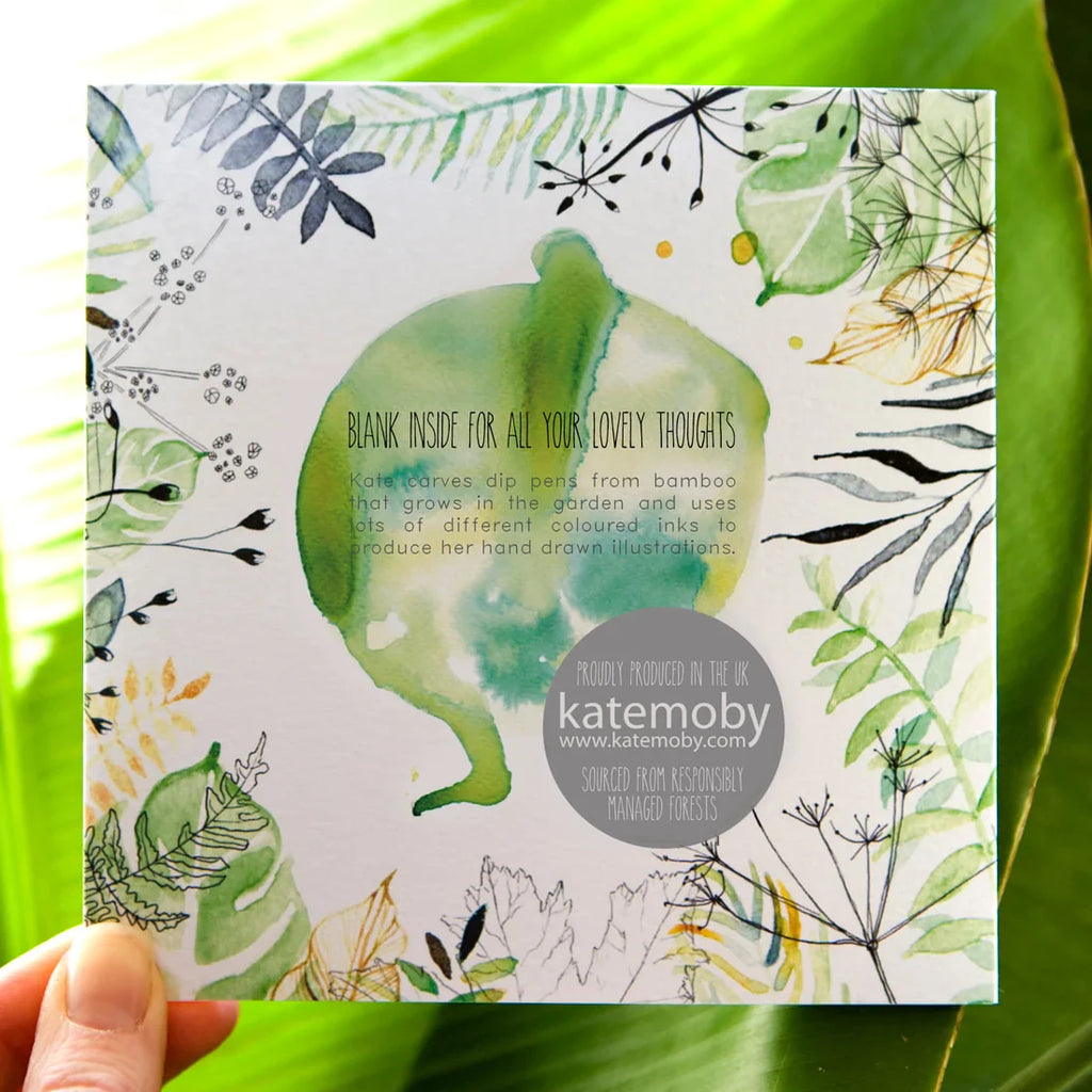 Design-lahja – carte de voeux aquarelle pigeon kate moby 