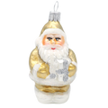 Boule de Noël Père Noël Or