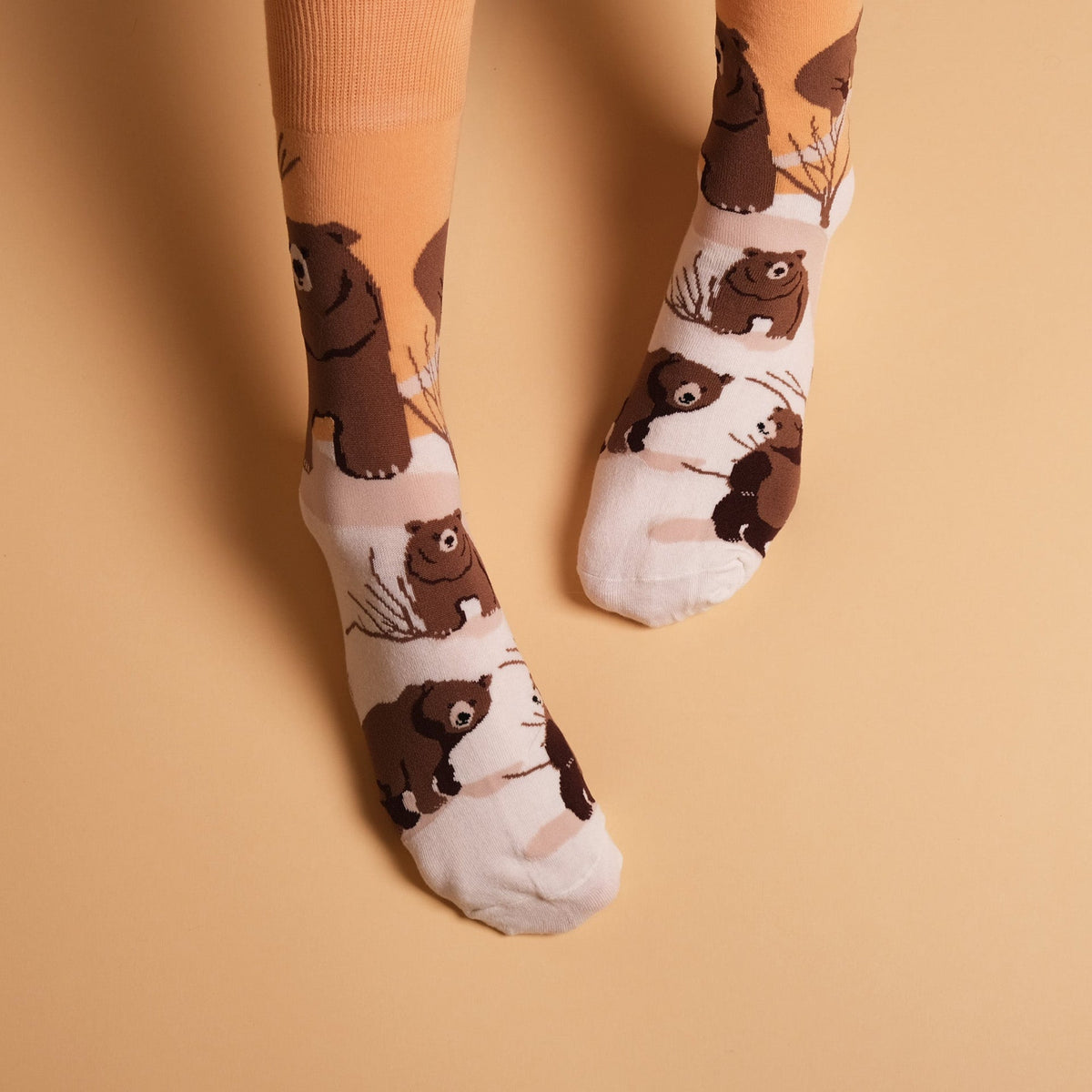 Chaussettes Ours Brun