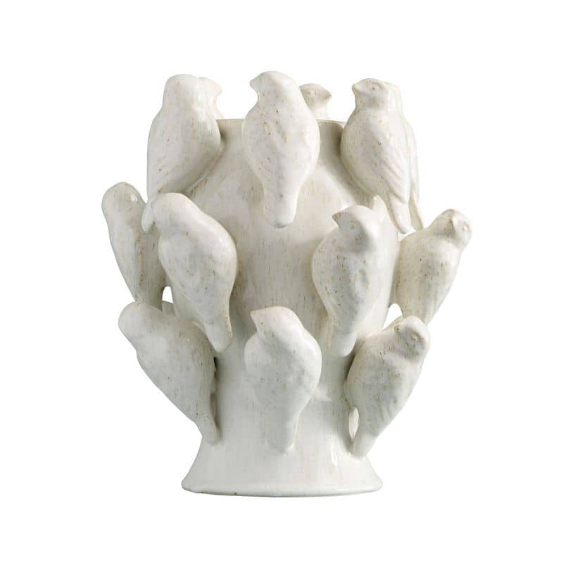 M. Oisillon White Vase