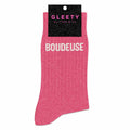 Chaussettes à Paillettes Boudeuse Rose Bubble
