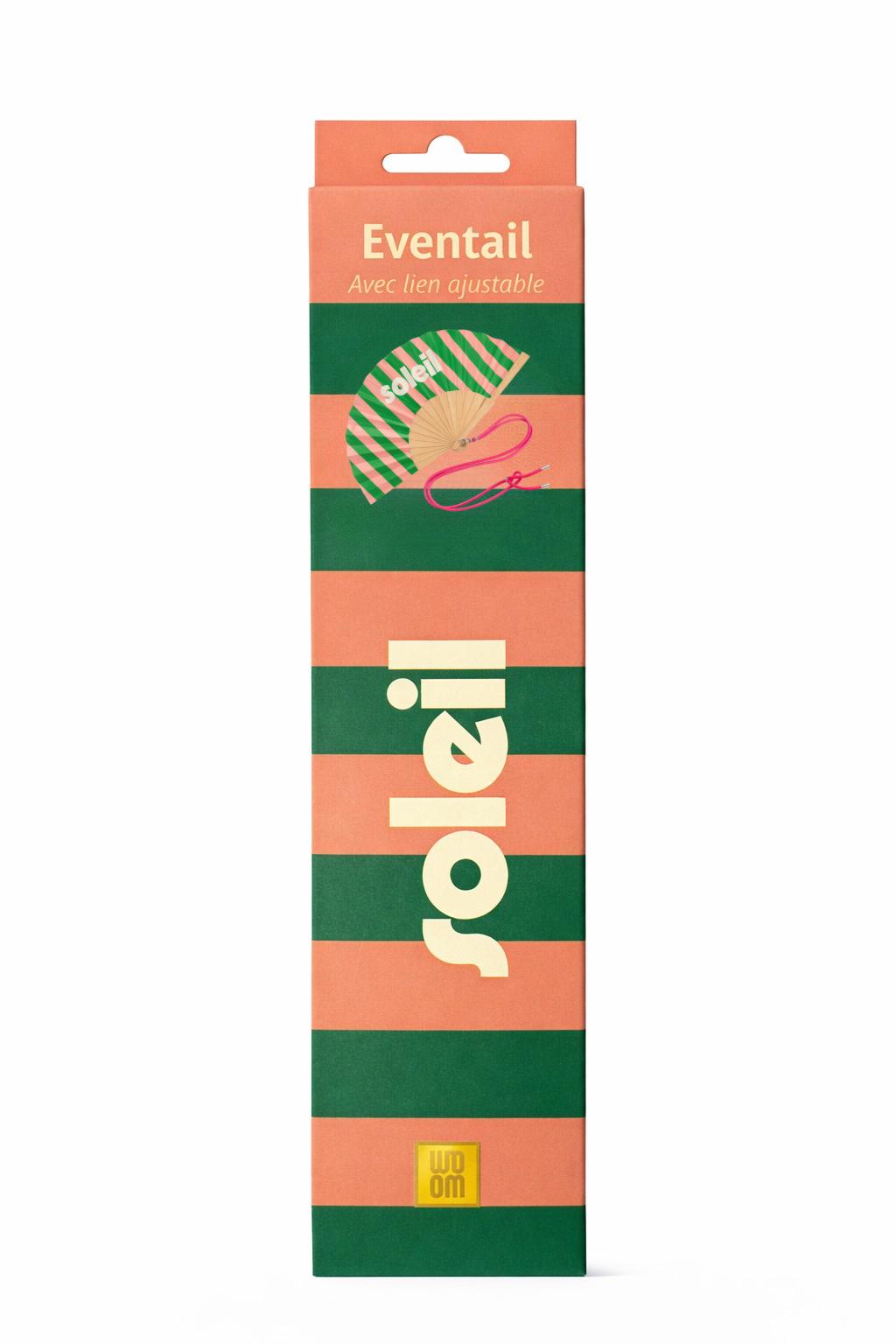 Eventail avec bandoulière – Soleil