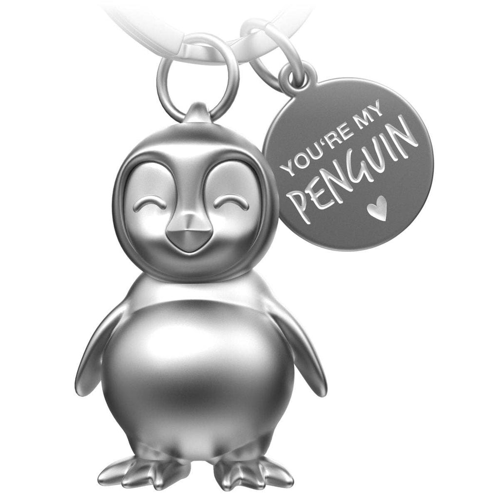 Oggetto regalo di design – porte cles pingouin tu es mon pingouin fabach FABACH_Pinguin_Frosty_silber 