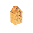 Bougeoir - Maison - Céramique - Doré - 6x5,5x11cm | Objetos de diseño y regalos originales