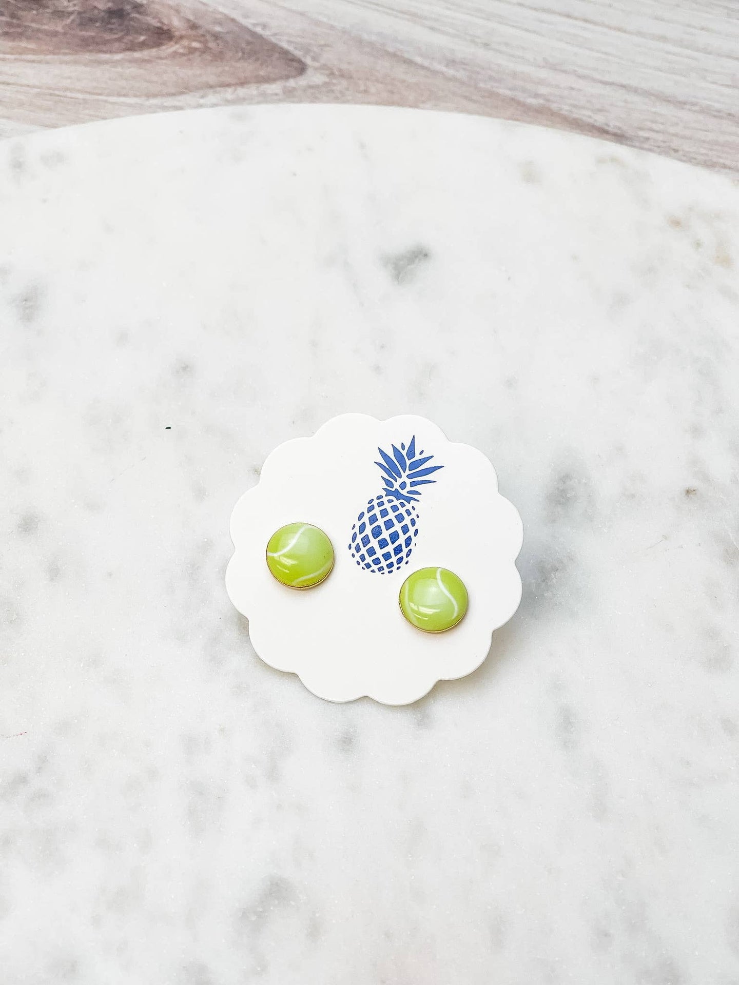 Boucles d'oreilles Balle de Tennis