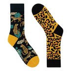 Chaussettes Dépareillées Léopards