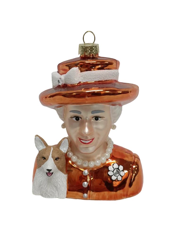 Regalo de diseño – boule de noel reine elizabeth corgi orange orn queen orange 99701324