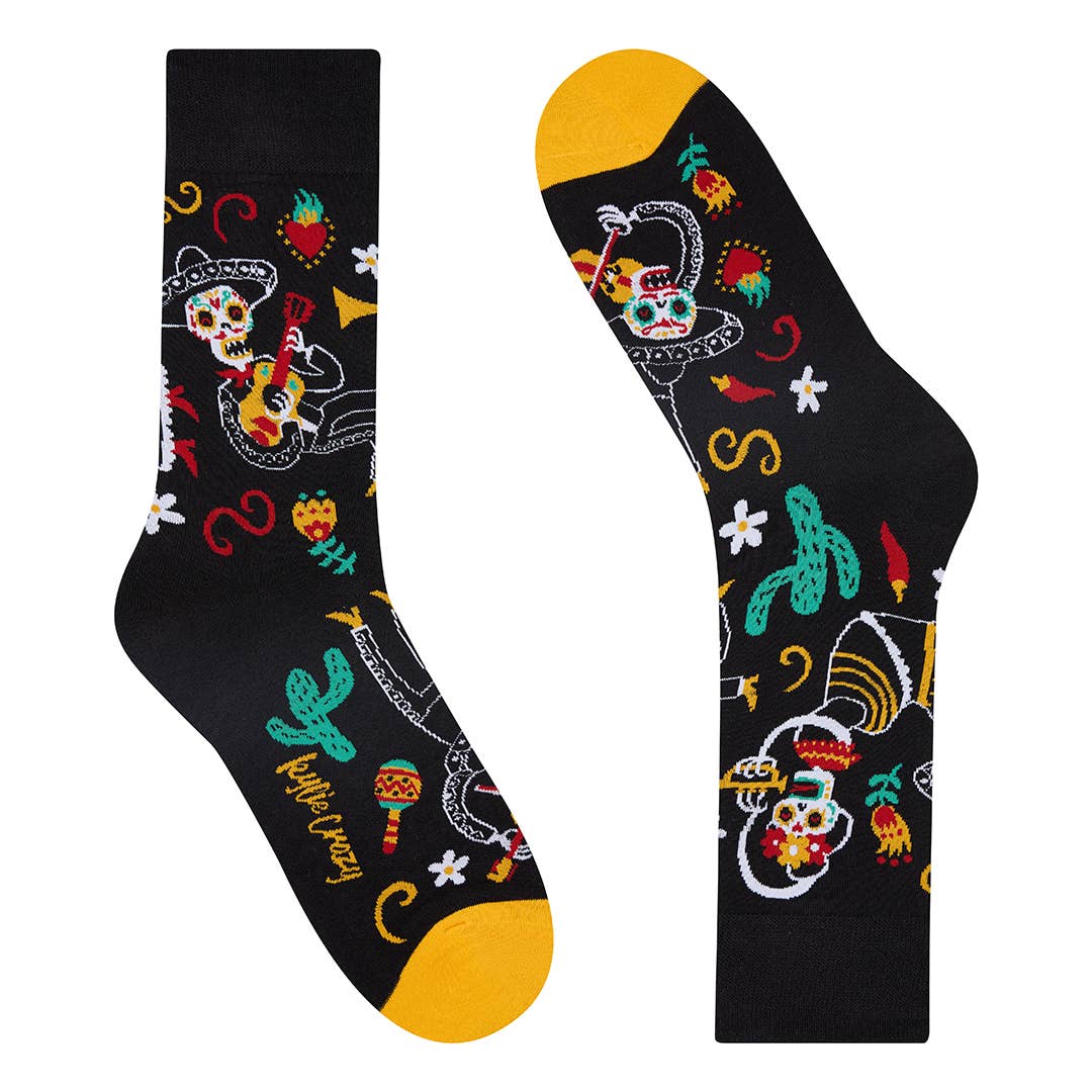 Chaussettes Mariachis Día de los Muertos