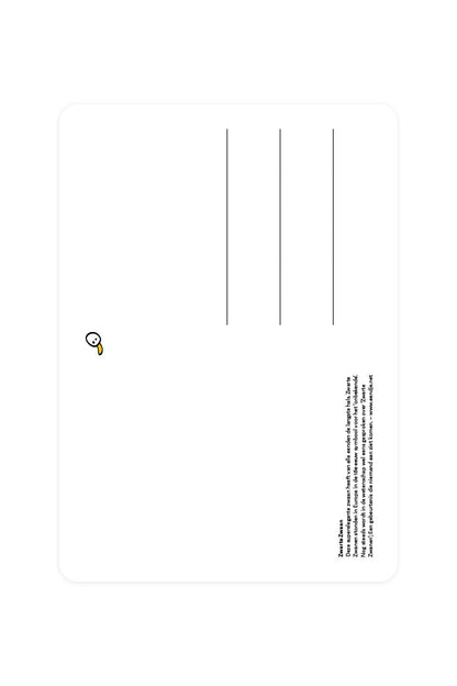 Postcard with Black Swan