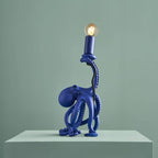 Lampe de table Baby Otto l’Octopus Bleu Résine 15,5 x 13,5 cm