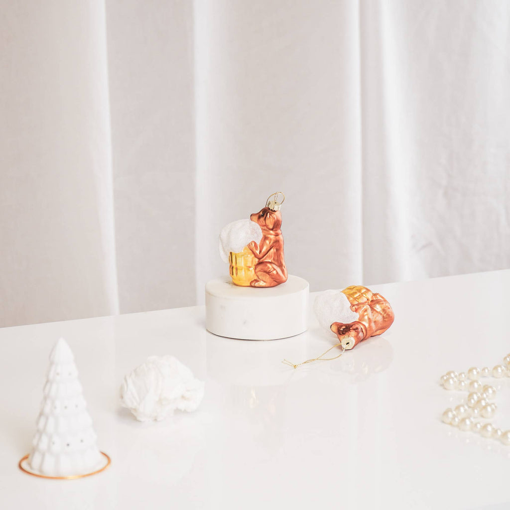 Regalo de diseño – boule de noel teckel 1 