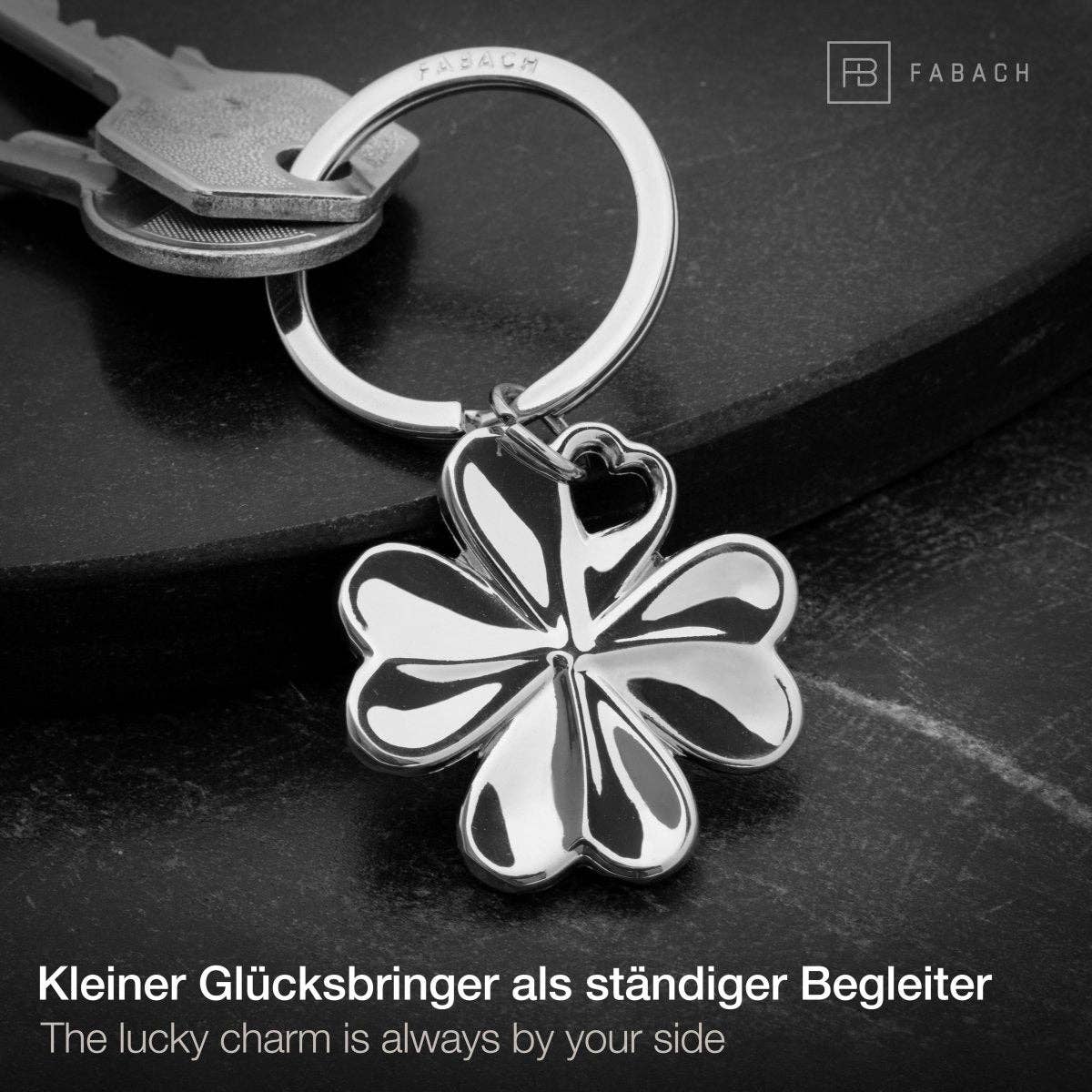 Kleeblatt-Schlüsselanhänger