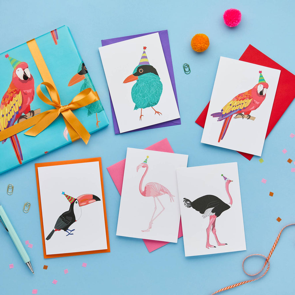 Carte d'anniversaire Autruche | Designproducten en originele cadeaus