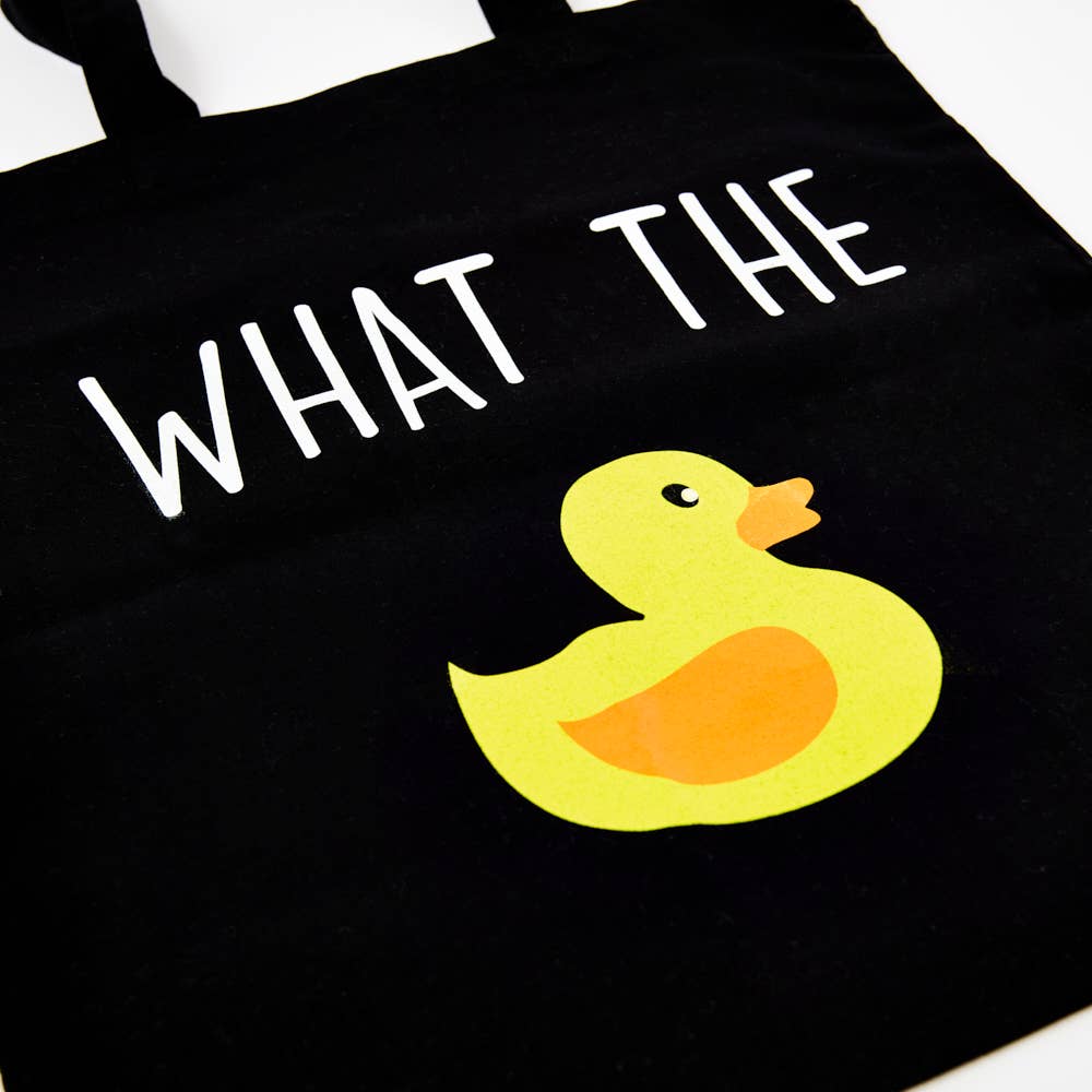 Duck Tote Bag "What The Duck"