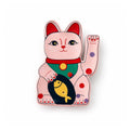 Porte-encens Chat Chanceux Rose