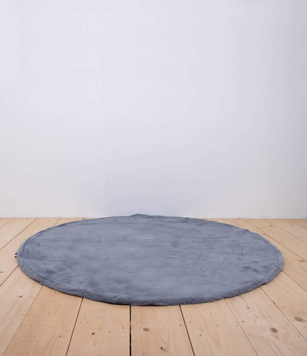 Tapis rond Gris Koala