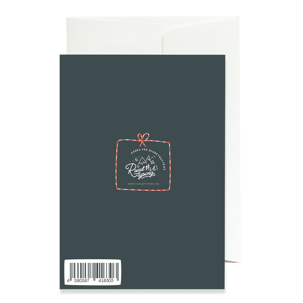 Carte de vœux de Noël à la Montagne | Design e regali originali