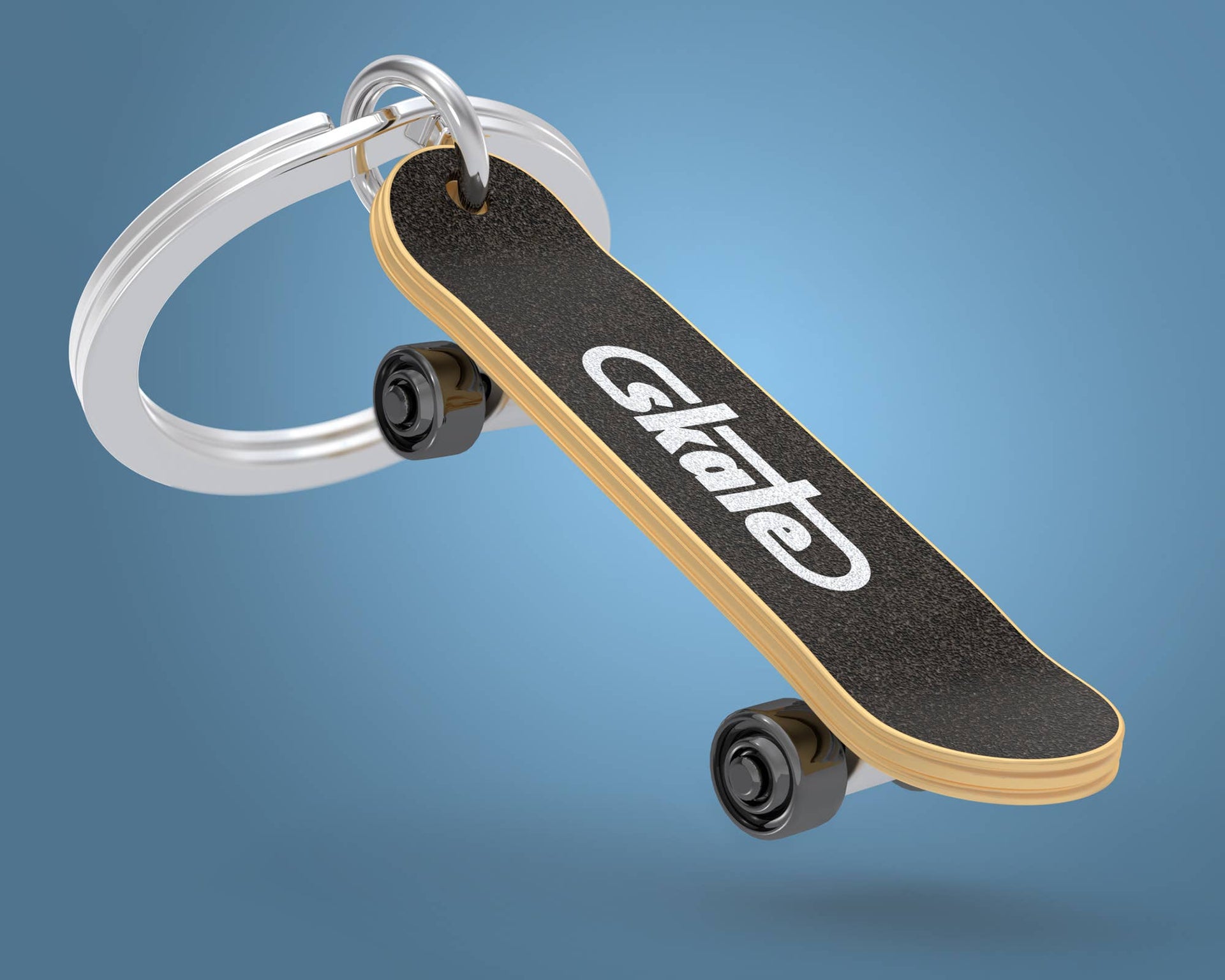Porte clés en métal Skateboard - Etsy France