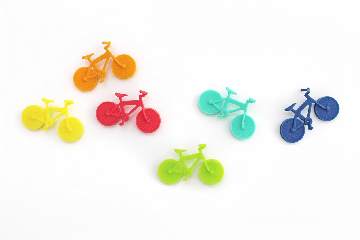 Marque-verres vélo colorés | Designproducten en originele cadeaus