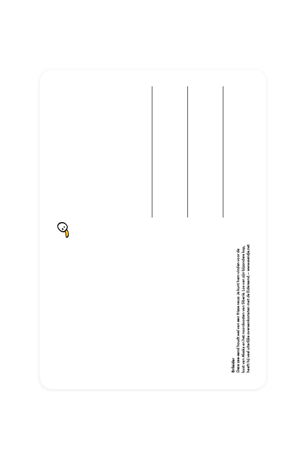 Carte postale avec Eyeglass Leader | Oggetti di design e regali originali