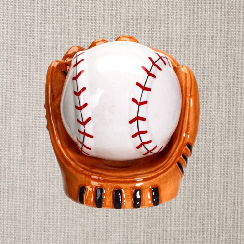 Salt and Pepper Baseball Bat and Glove