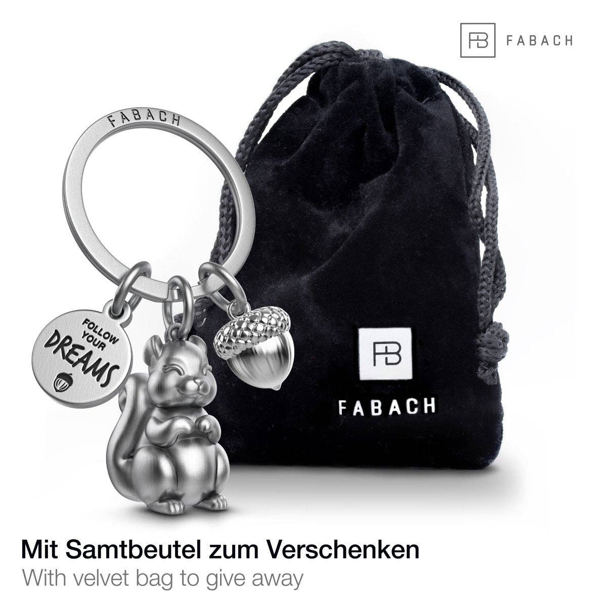 Oggetto regalo di design – porte cles ecureuil skippy fabach 