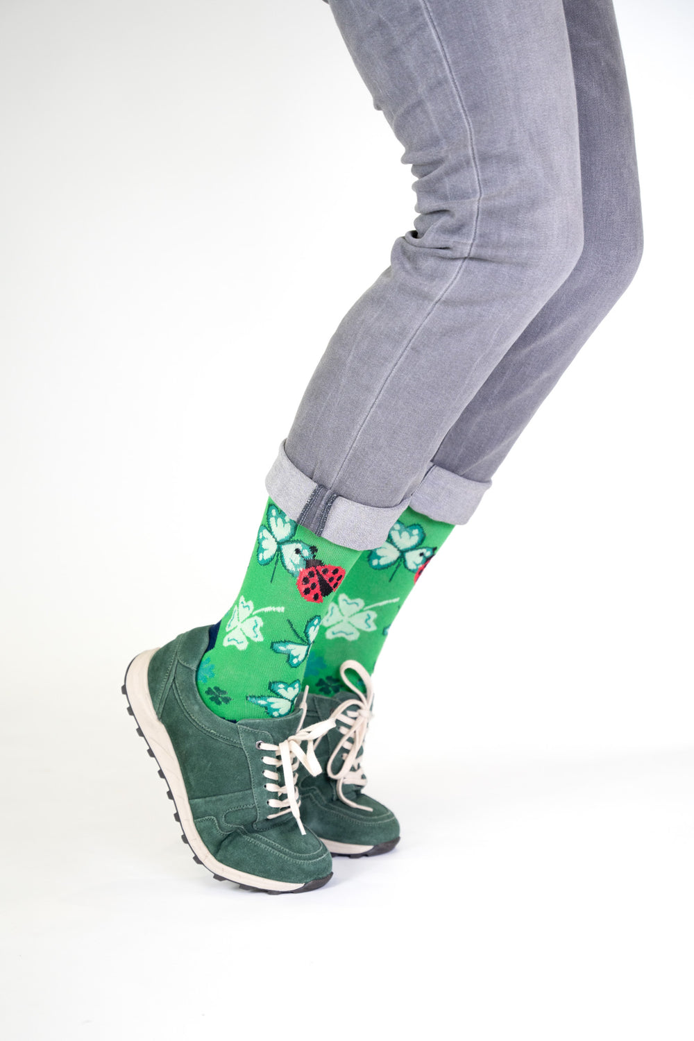 Clover and Ladybug Socks