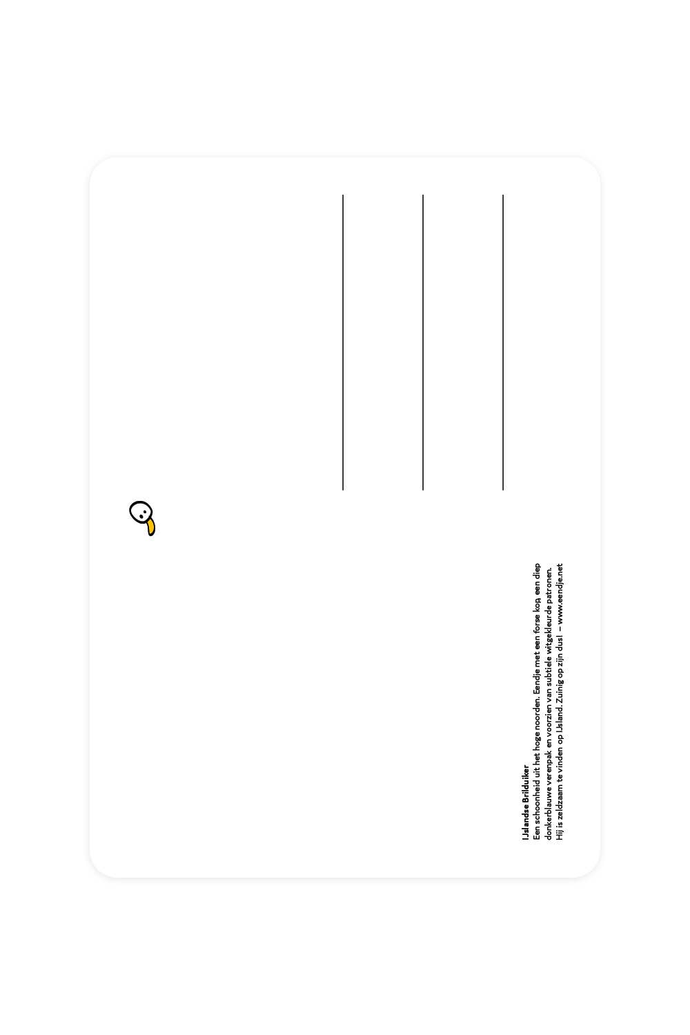 Carte postale avec un plongeur de lunettes islandais | Objetos de diseño y regalos originales