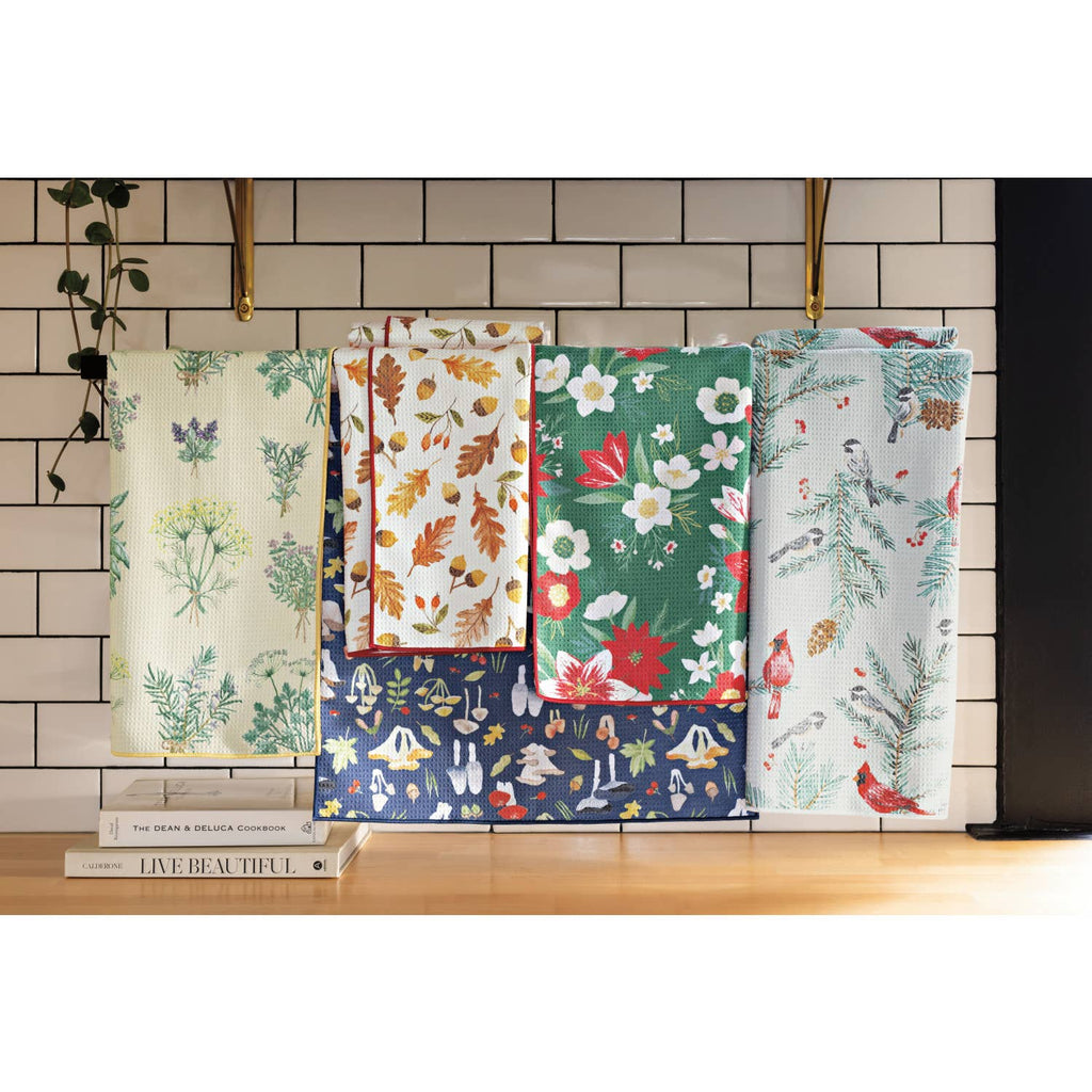 Torchon en microfibre recyclée Fresh Herbs de Now Designs | Design e regali originali