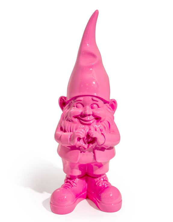 Gartenzwerg „Herzhände“ Rosa M