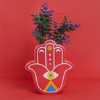 Vase Lucky Hand rouge