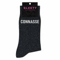 Chaussettes à Paillettes Connasse Noir