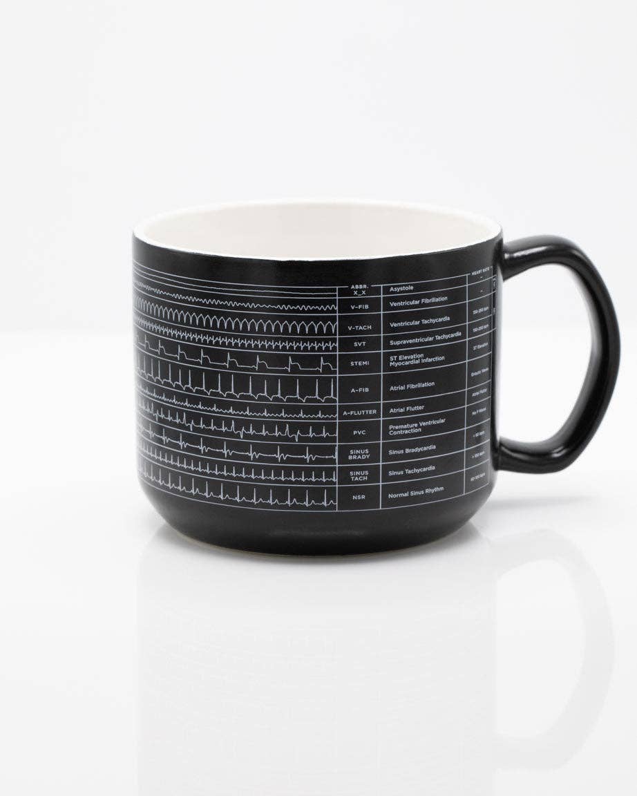 Oggetto regalo di design – Mug Heartbeat – produit scientifique Cognitive Surplus EU, vue 1