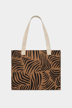 Sac cabas Claude Zèbre cannelle