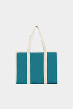 Sac cabas Oscar Bleu paon
