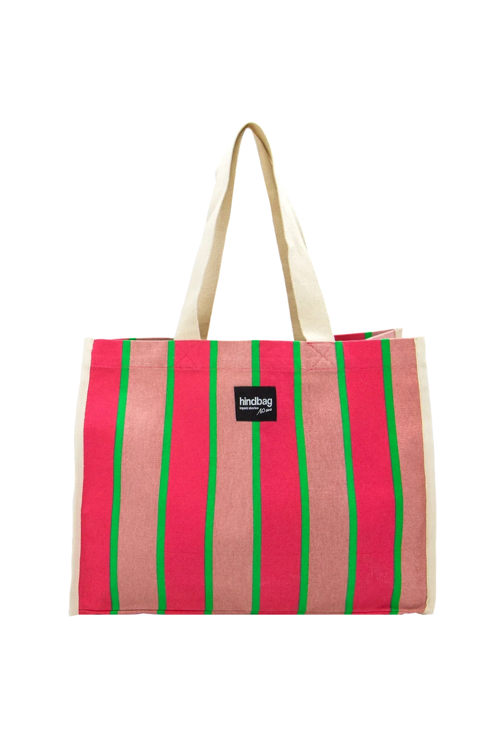 Cabas Rayé Fuchsia - 10 ans