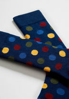 Chaussettes BePolkadots Multicolor – Bleu marine