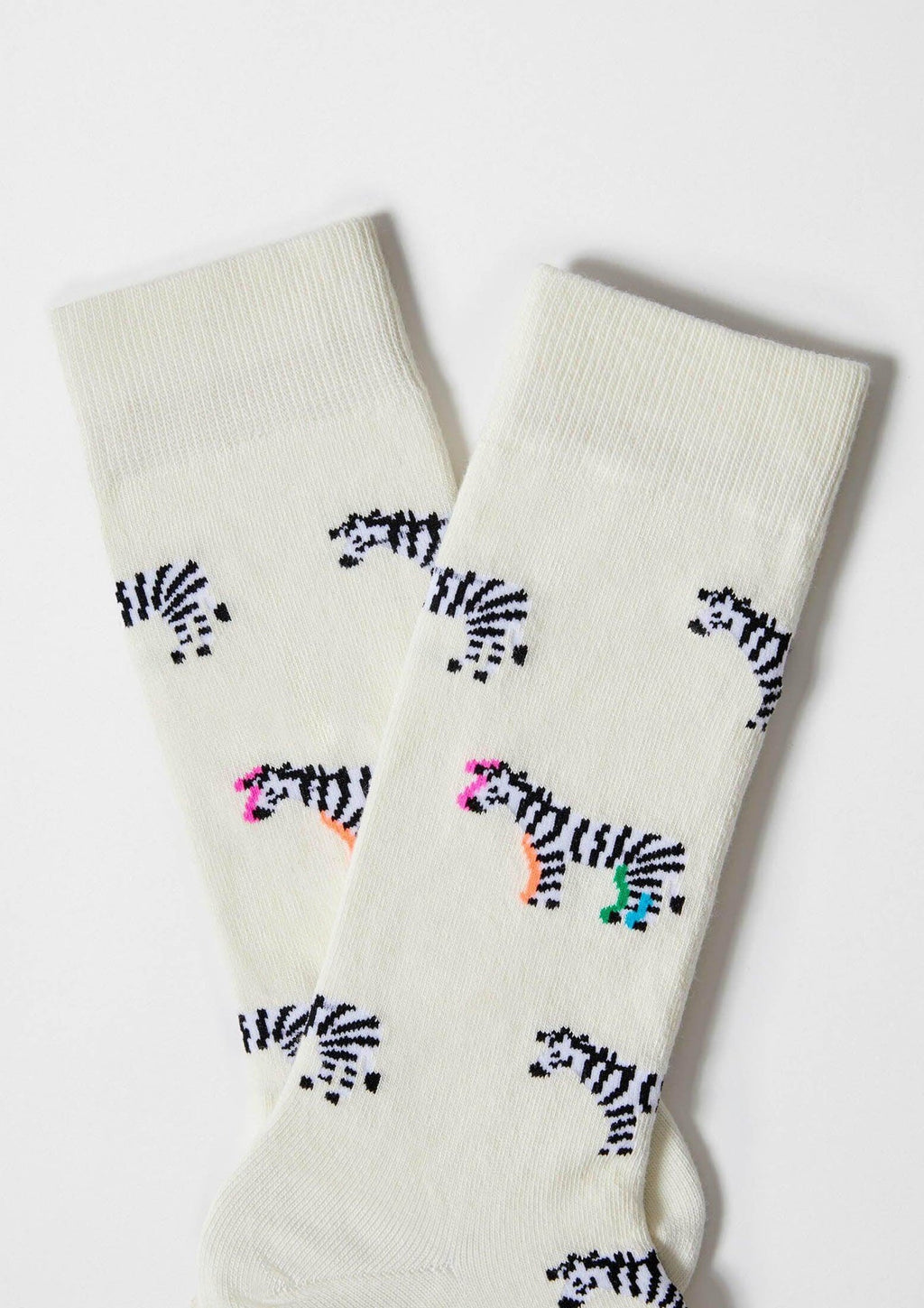 Chaussettes BeZebra Blanc Cassé