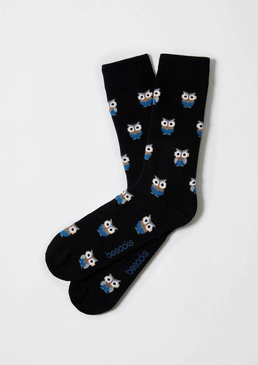 Chaussettes BeOwl Noir Besocks