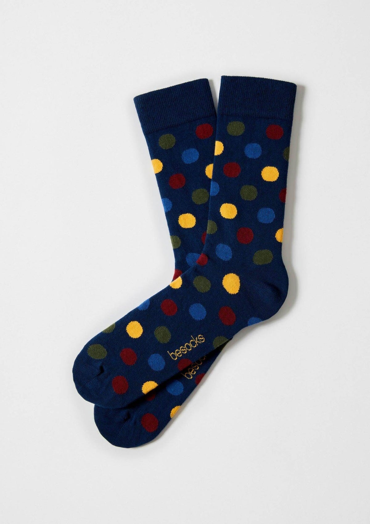 Chaussettes BePolkadots Multicolor – Bleu marine – Besocks