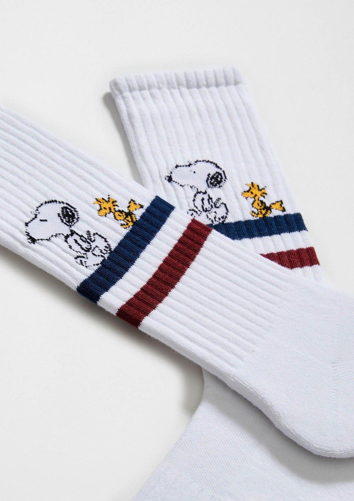 Chaussettes de sport BeSnoopy Stripes Blanc