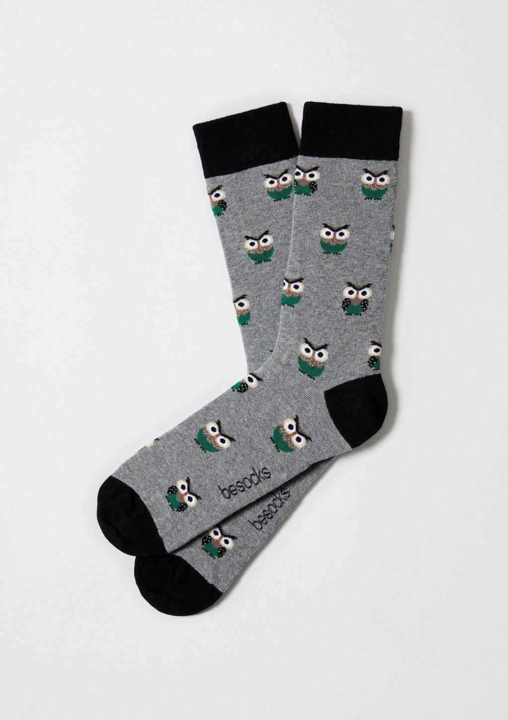 Chaussettes BeOwl Gris – Besocks