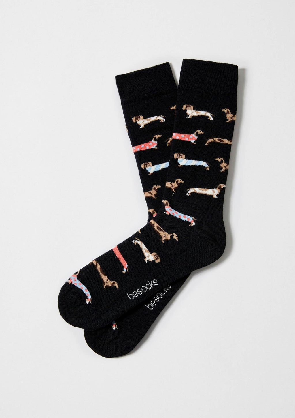 Chaussettes BePets Teckels Noir – Besocks