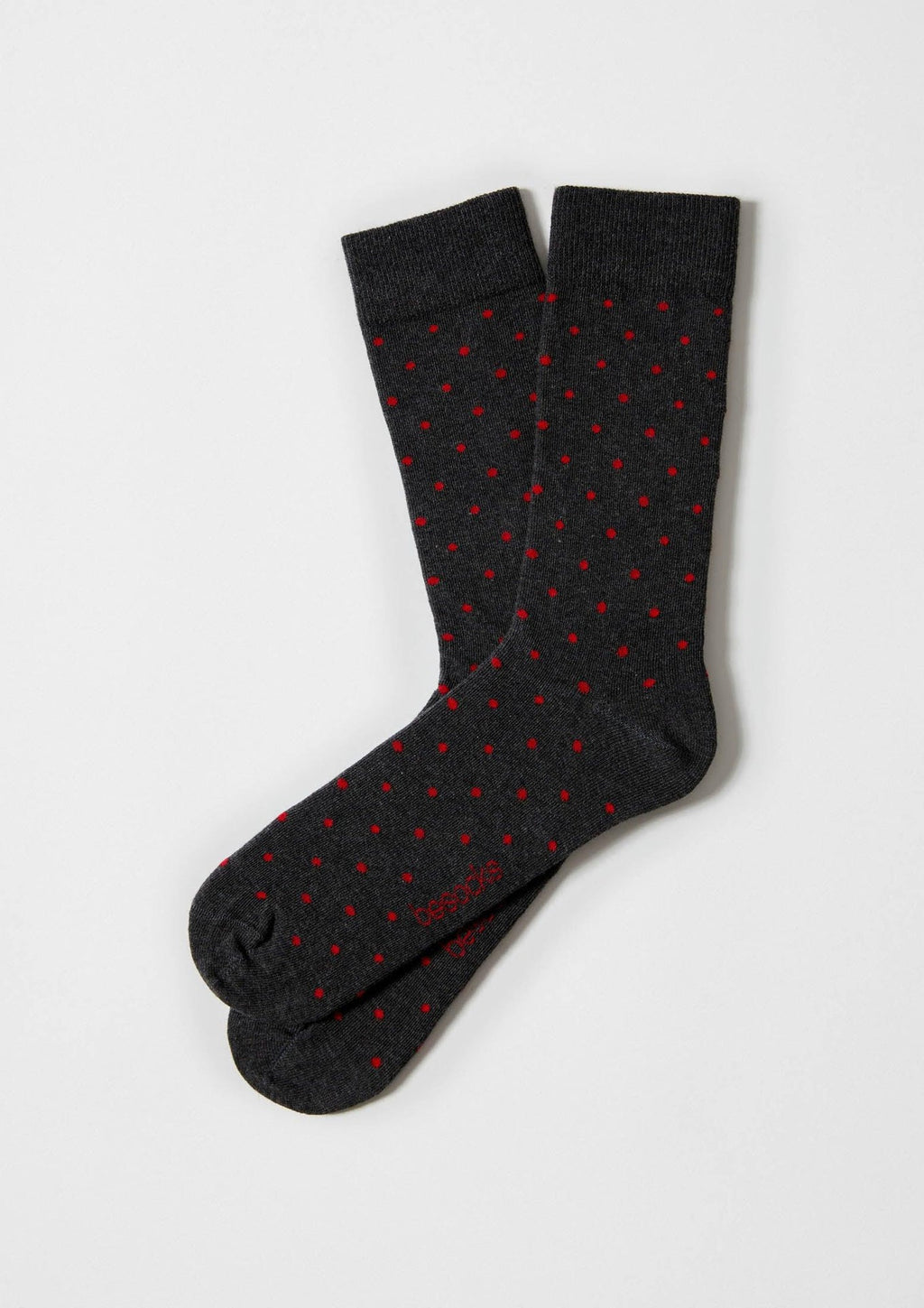 Chaussettes BeDots Dark Grey – Besocks