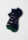 Chaussettes courtes BePets Teckels Marine – Besocks