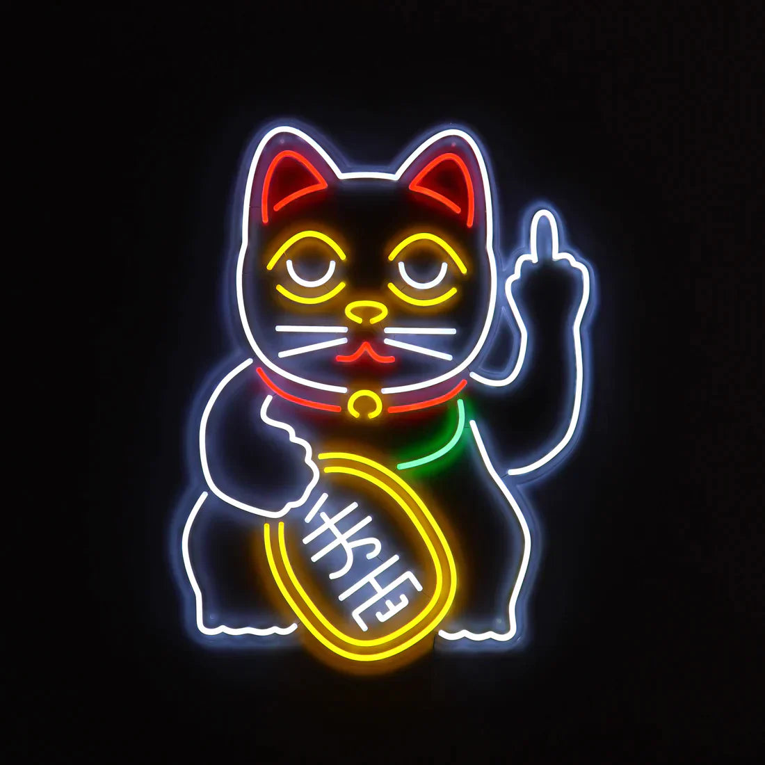 Regalo de diseño – neon mural chat chanceux cattitude locomocean LEDWN CATTITUDE 5060081508029